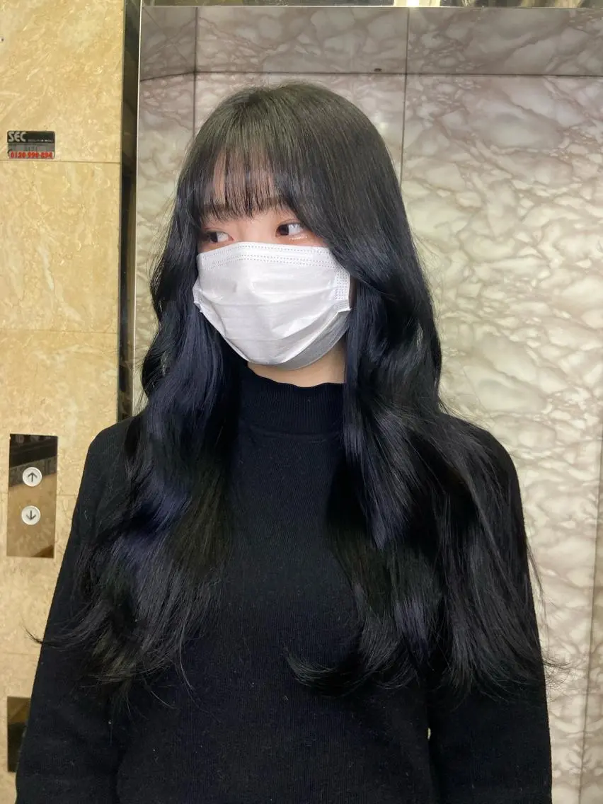 ロング ヘアカラー トリートメント ヘアセット 地毛風艶カラー🌿 喜多夏海のヘアスタイル