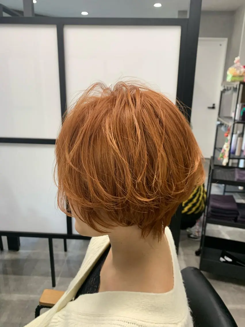 ショート カラー カット ヘアカラー トリートメント 菊地 旬のヘアスタイル