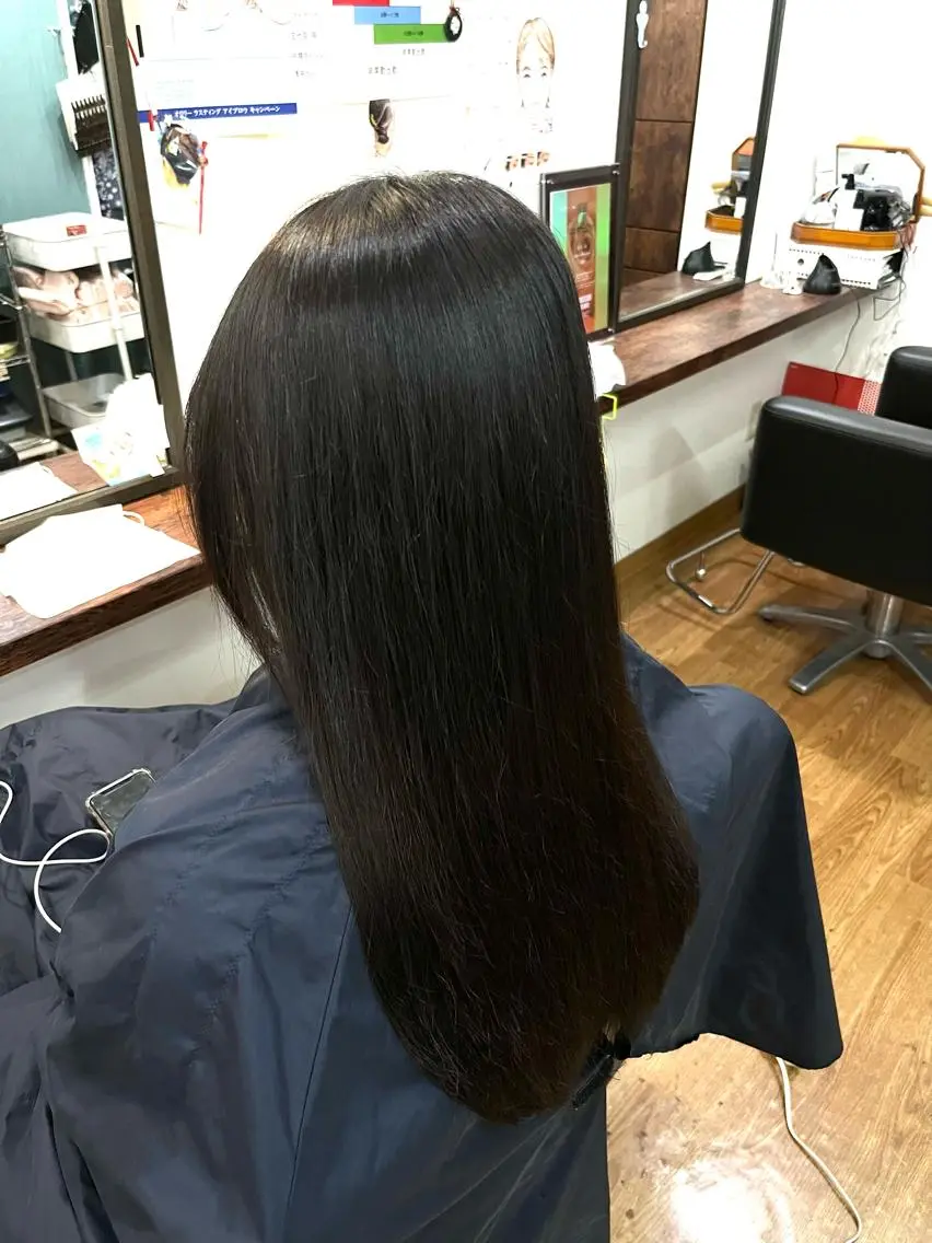 ロング トリートメント あんざき みわのヘアスタイル
