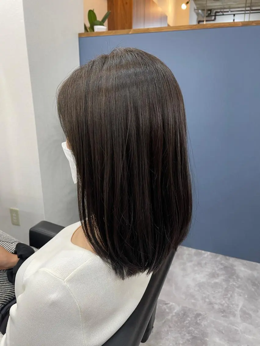 ミディアム カット ヘアカラー OGAWA HIROKIのヘアスタイル