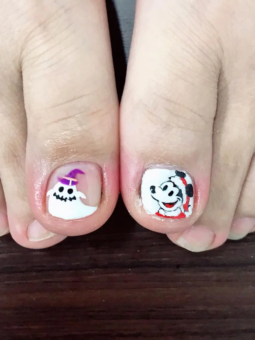 ネイル ハロウィン 冬ネイル クリスマス NailSalon Fluraのネイルデザイン