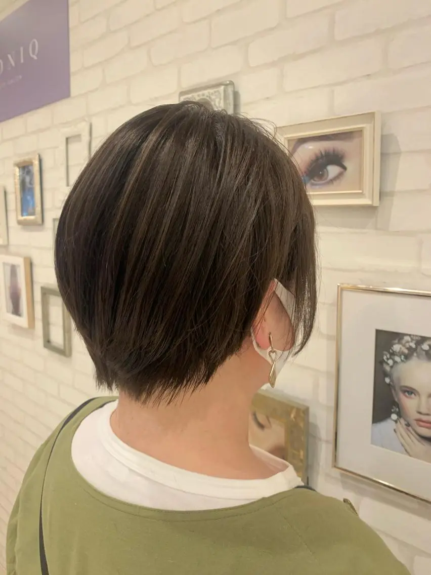 ショート カット ヘアカラー 【髪質改善】 夏目結以のヘアスタイル