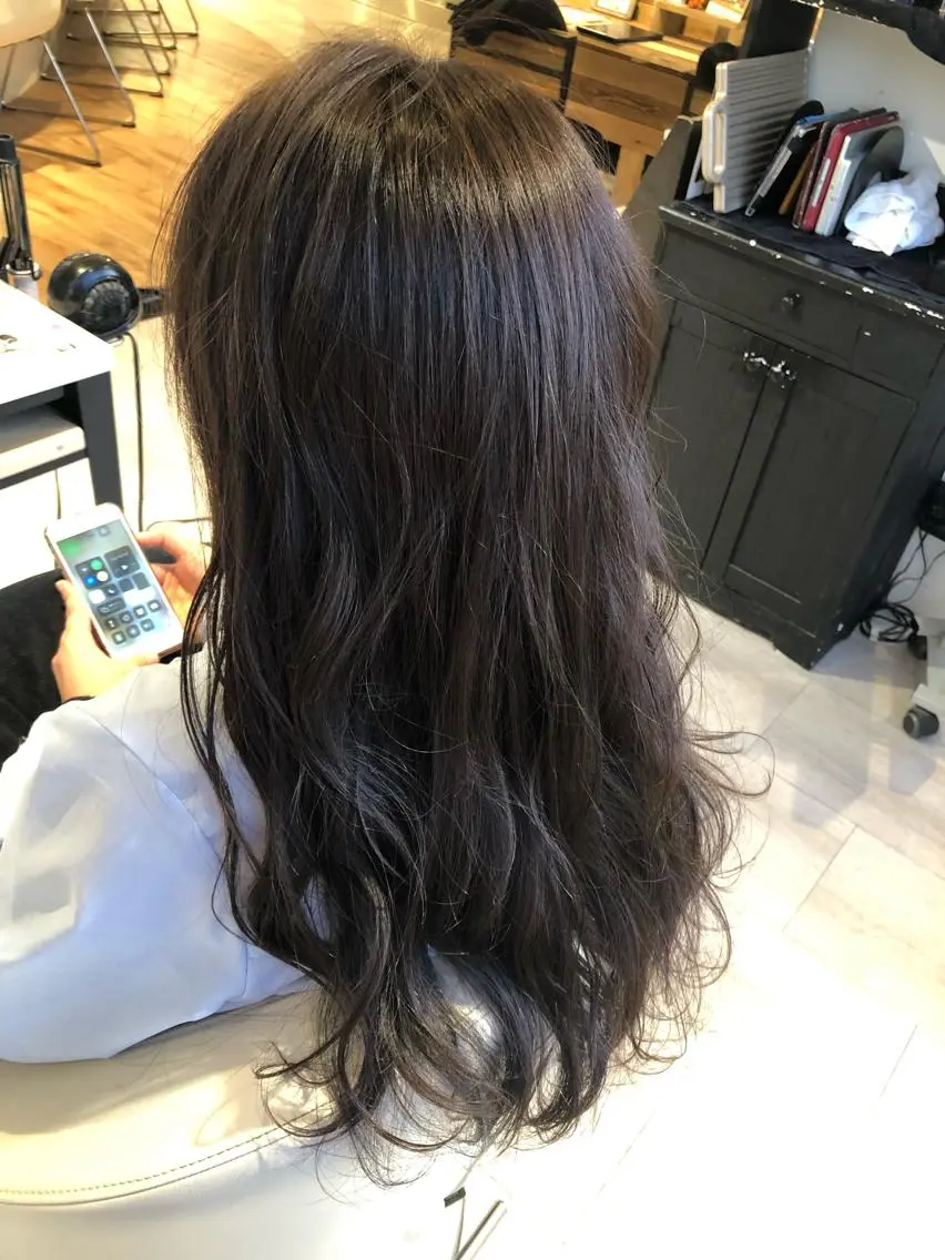 ロング カラー カット ヘアカラー 金子 富士のヘアスタイル