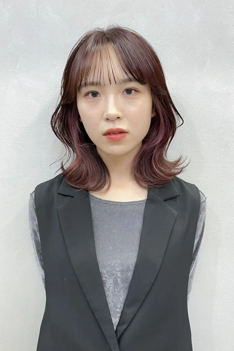 ミディアム カラーモデル募集☆ 山村梨香のヘアスタイル
