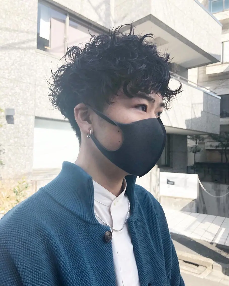 パーマ ヘアアレンジ メンズ カット パーマ トリートメント ヘアセット メンズ特化✂️栗原 侑也のヘアスタイル