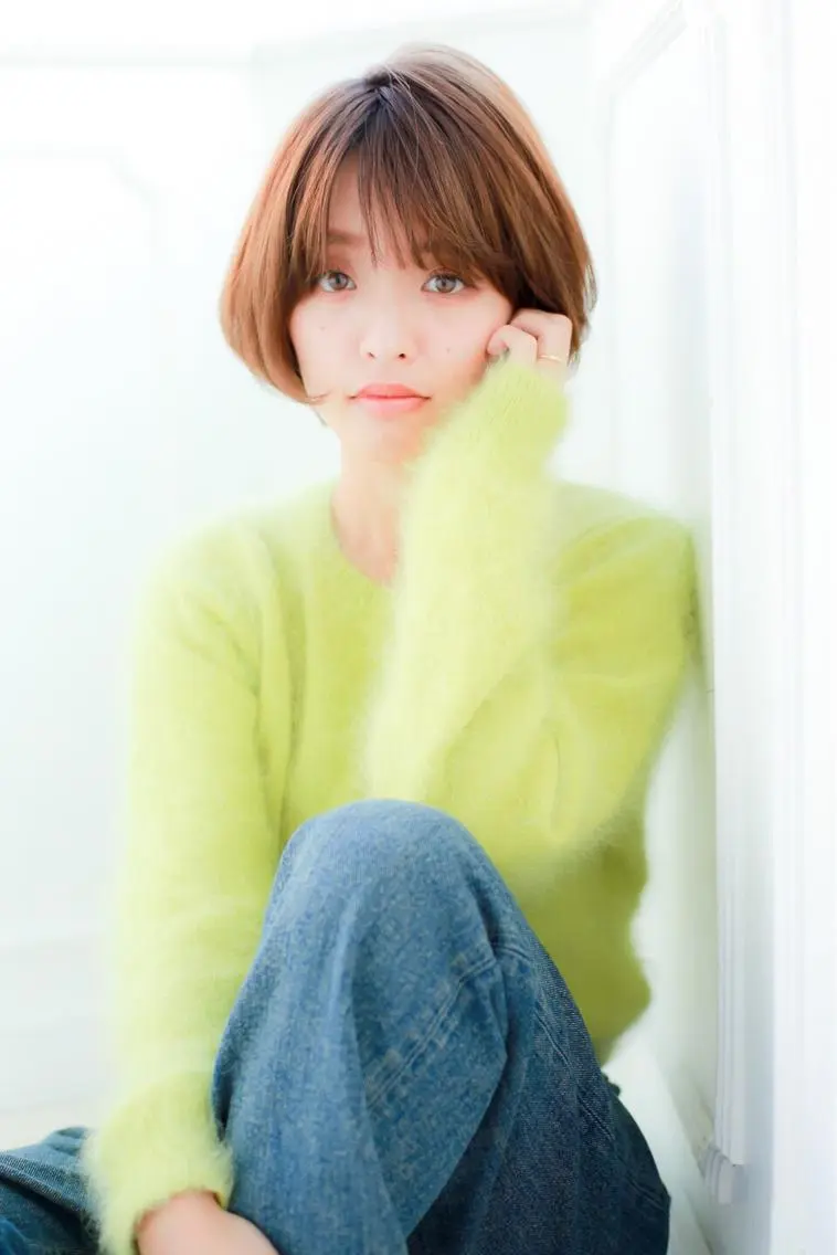 ショート カット 朝比奈 志保のヘアスタイル