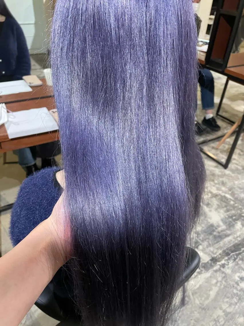ロング カラー ヘアアレンジ マツエク・マツパ 透明感カラー/推しカ ラー☁️JURAのヘアスタイル