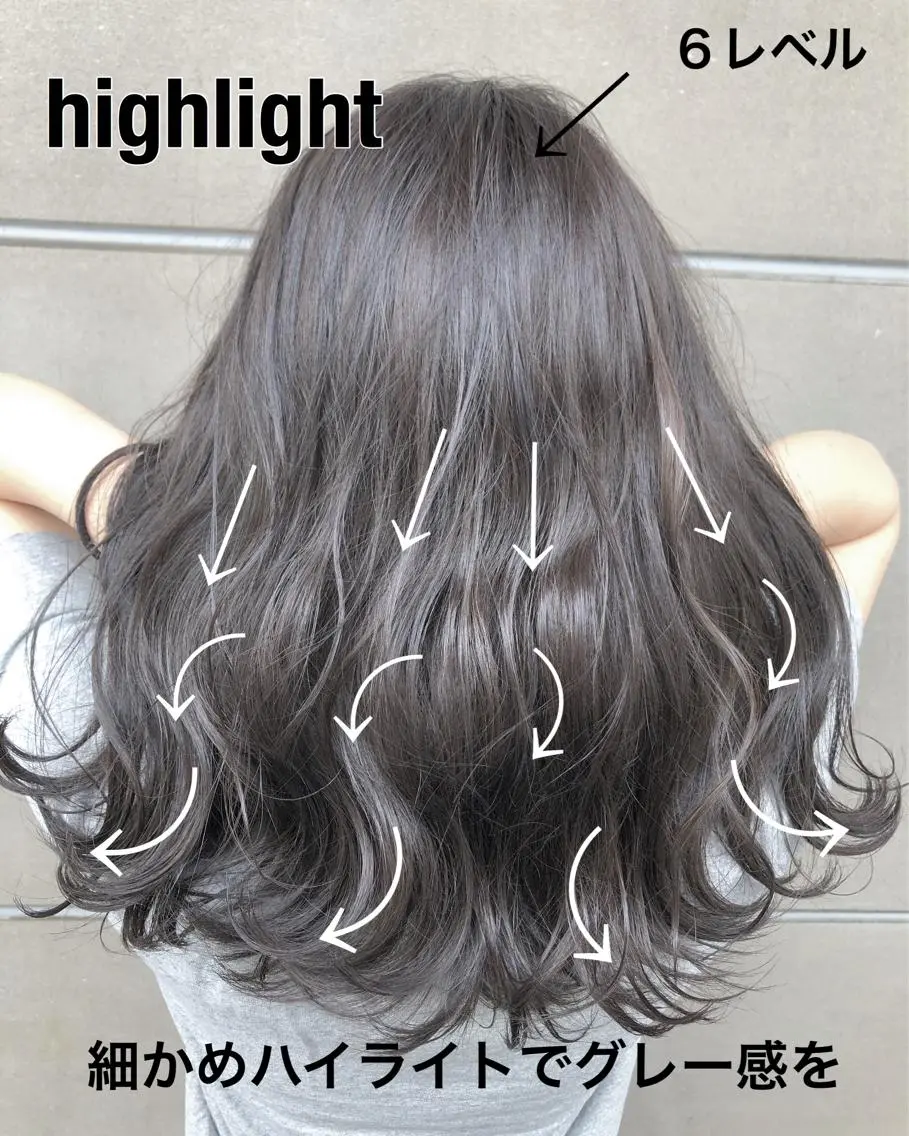 セミロング カラー 北間 寛哉のヘアスタイル