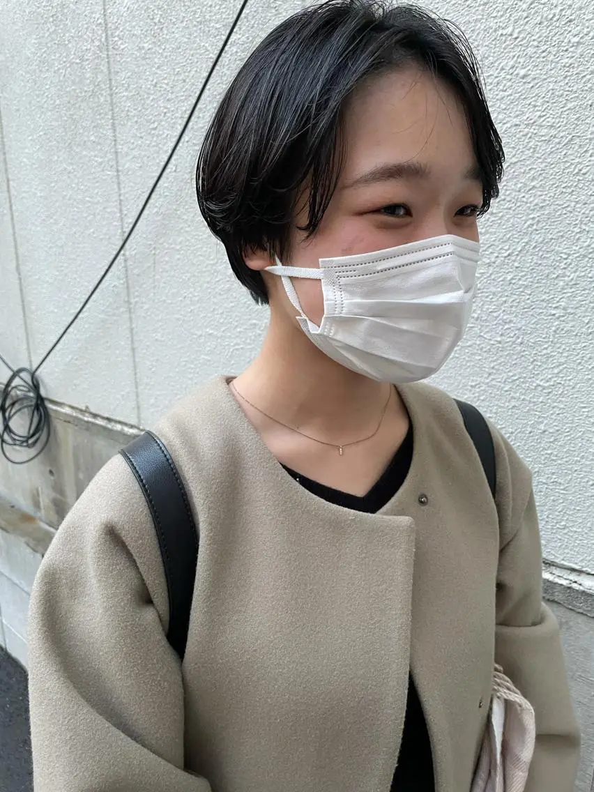 ショート ハンサムショート ショートヘア カット ayane⭐️ボブ・ ショート・パーマのヘアスタイル