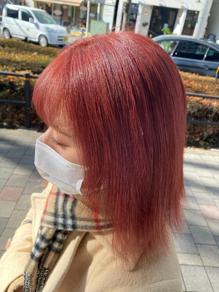 ロング カラー ヘアアレンジ TSUNA 🌙 Lim 五反田のマツエク・マツパデザイン