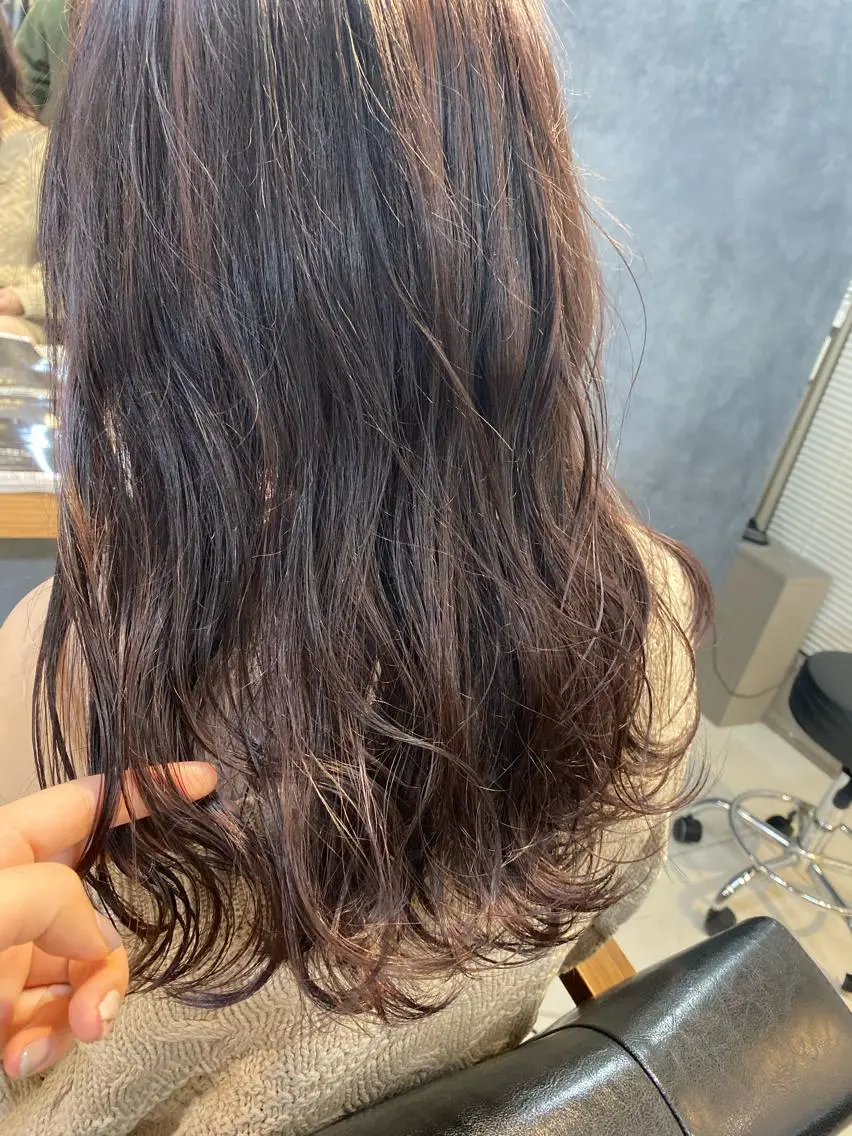 ロング カラー ヘアアレンジ メンズ キッズ ネイル マツエク・マツパ 透明感カラー🤎 ゆりのヘアスタイル