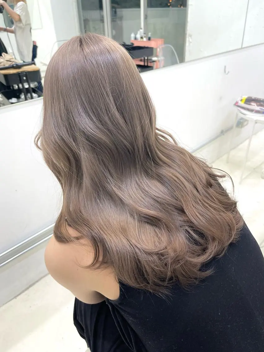 ロング カラー マンツーマン/ハイ トーン/HIROKIのヘアスタイル