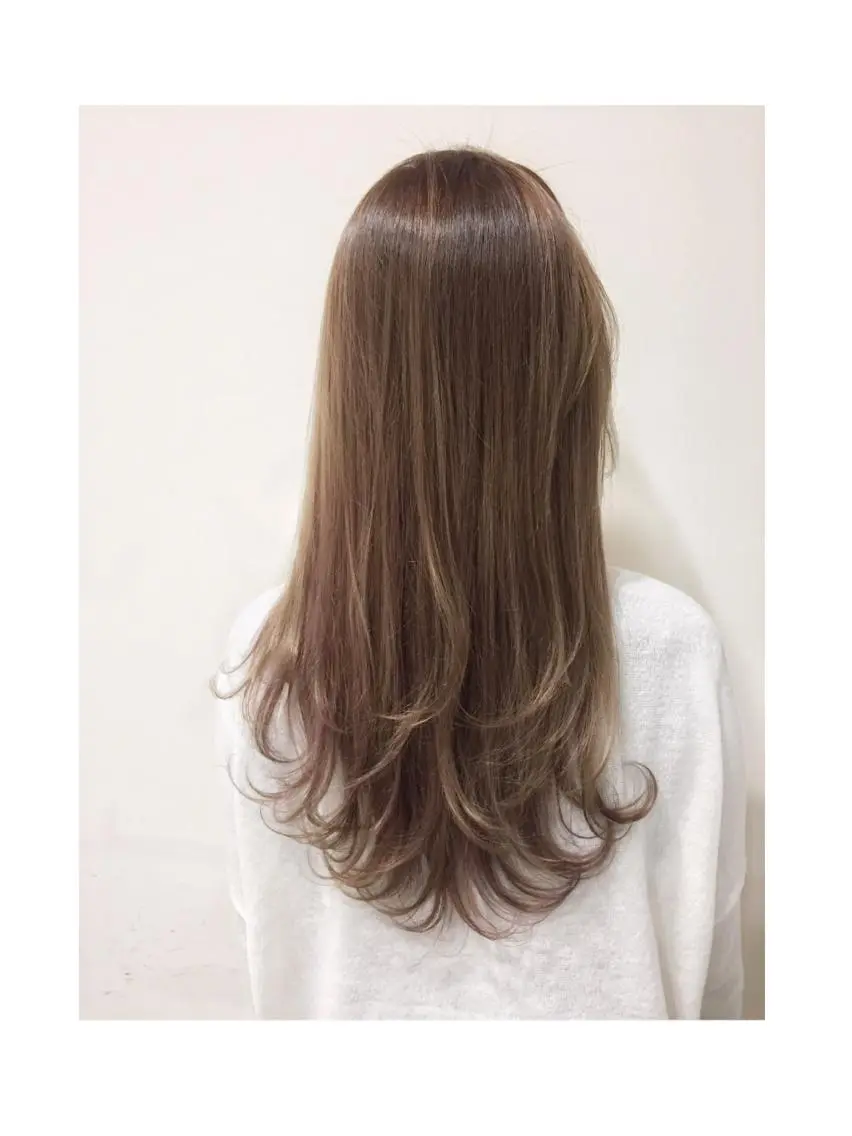 ショート ミディアム セミロング ロング カラー パーマ ヘアアレンジ メンズ キッズ ネイル まつエク エクステ／レイヤー 落合/心斎橋のヘアスタイル