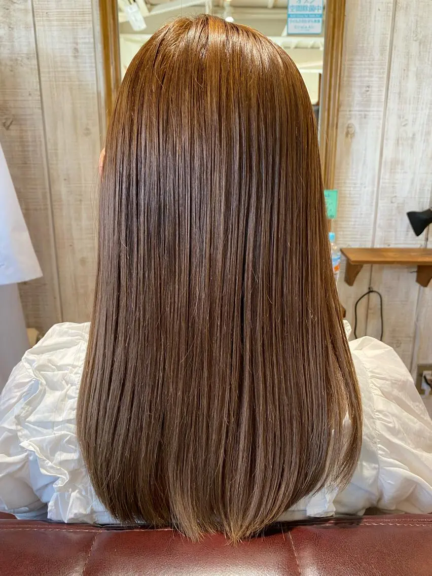 セミロング カット ヘアカラー トリートメント ヘッドスパ 艶美髪マスター 店長✂︎YUKKEのヘアスタイル