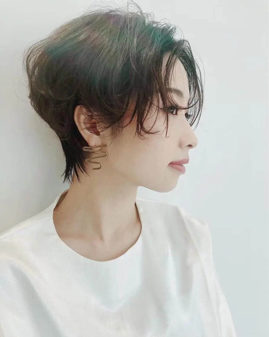 ミディアム カラー パーマ ヘアアレンジ メンズ キッズ ネイル マツエク・マツパ EnBlesS西宮 マンツーマン神道有基のヘアスタイル