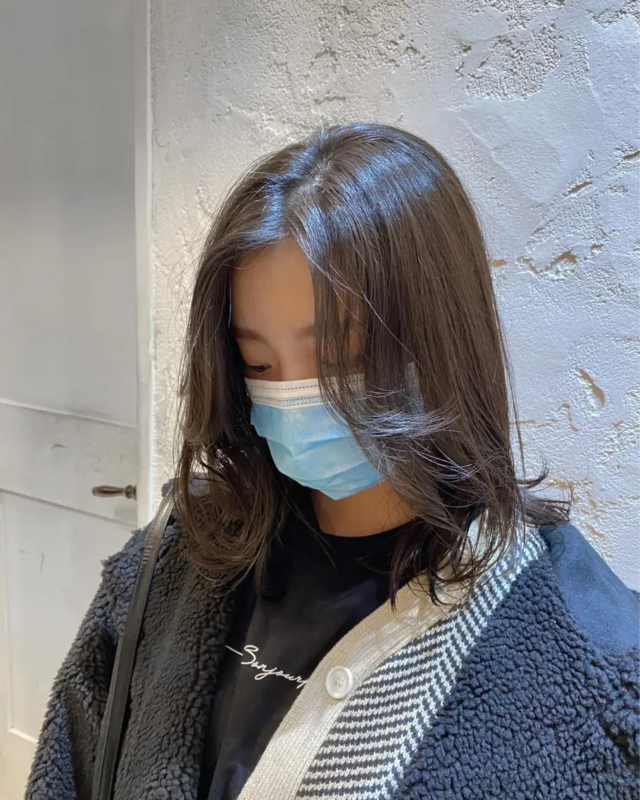 ミディアム カラー フレンチボブパーマ Yuukiのヘアスタイル