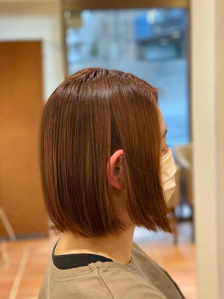 ショート ボブ ショートヘア 小顔カット トリートメント ☘️お悩み解決☘️ 岡部恒輝のヘアスタイル