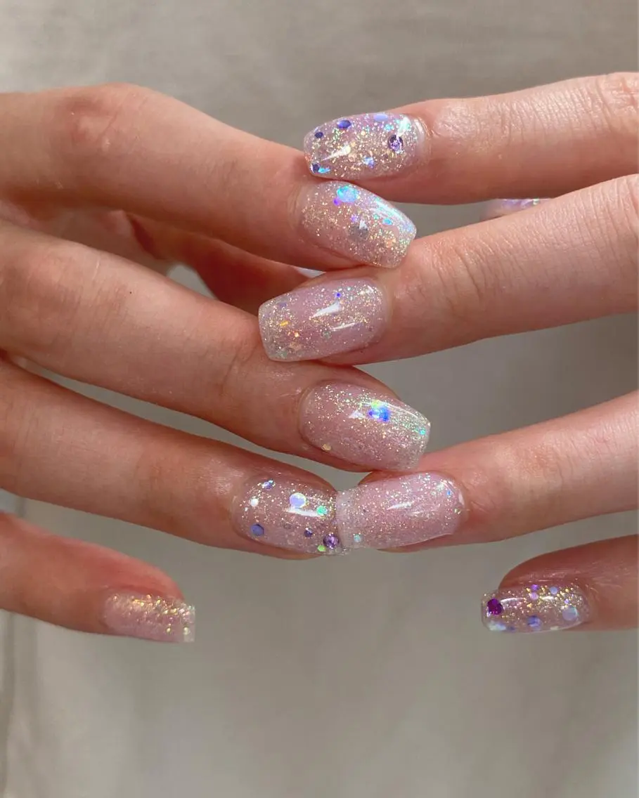 ネイル キラキラネイル シンプルネイル Ann nailのネイルデザイン