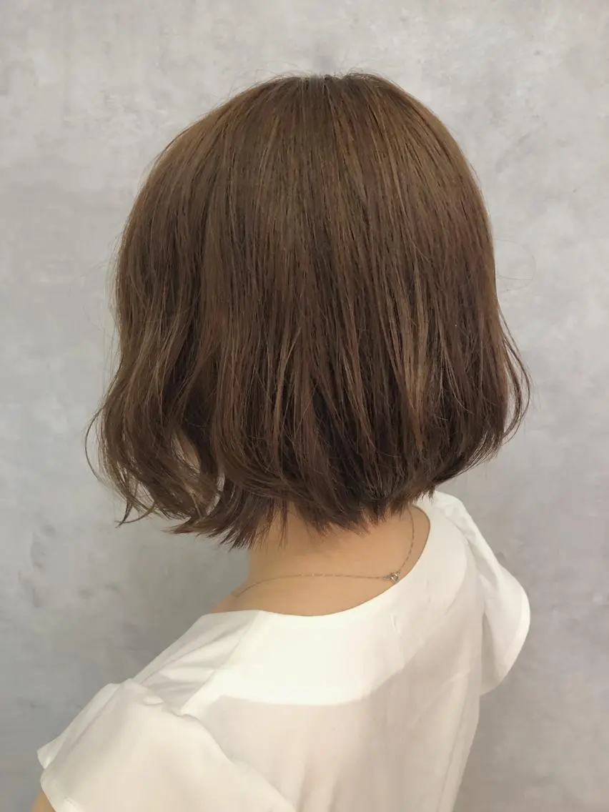 ミディアム カラー カット ヘアカラー トリートメント 五月女 隼人のヘアスタイル