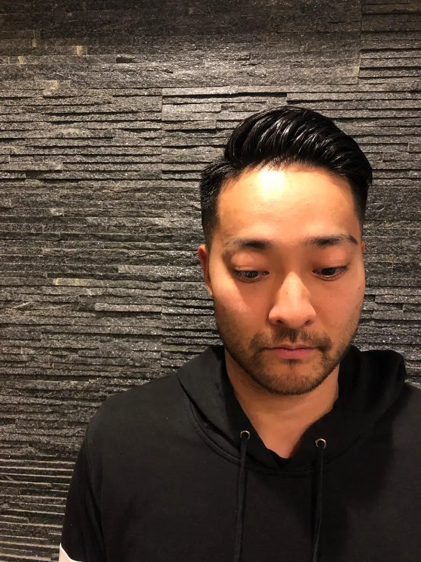 ショート メンズ 牧 颯斗のヘアスタイル