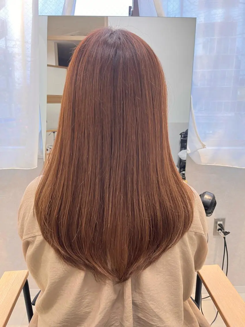ロング カラー カット ヘアカラー トリートメント 天野 涼のヘアスタイル