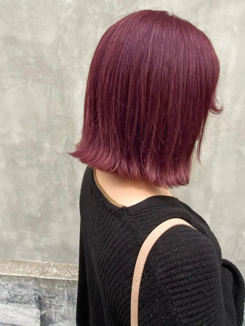 ミディアム カラー ヘアアレンジ インナーカラー/ KANAのヘアスタイル