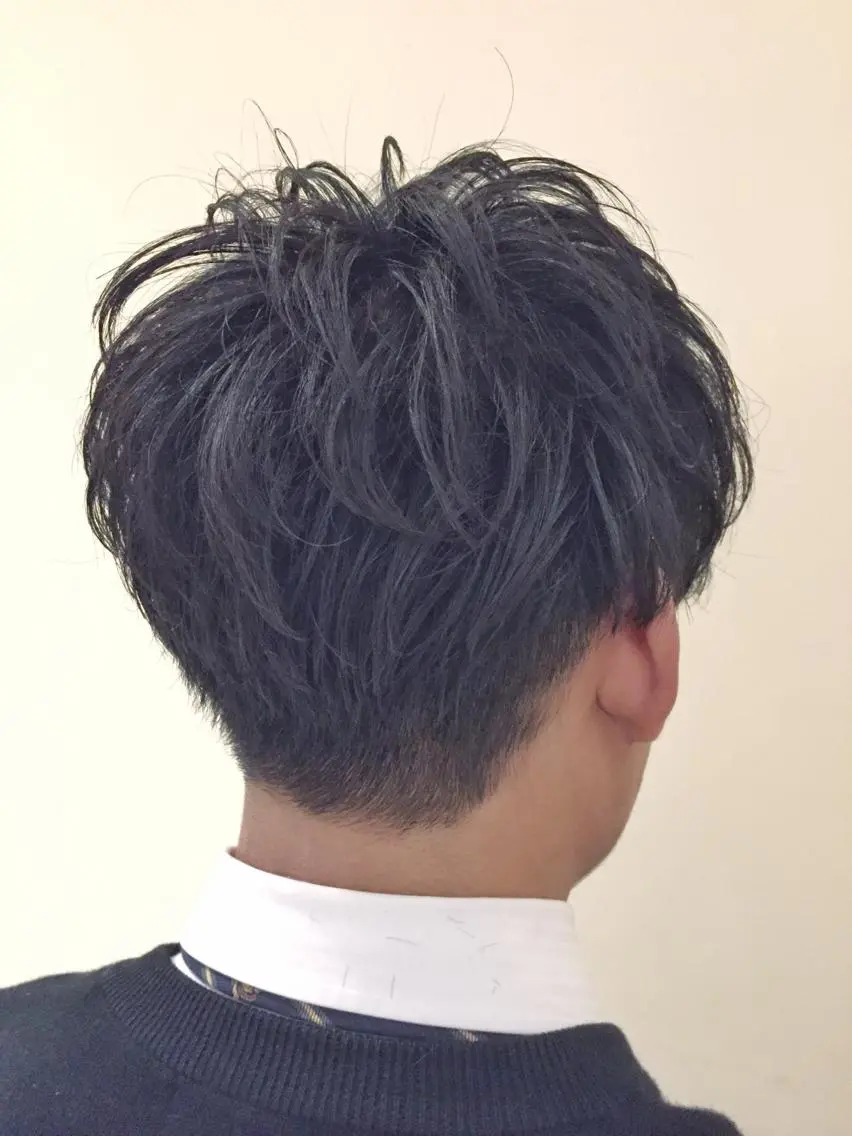 ショート パーマ メンズ マッシュ メンズパーマ 刈り上げ ◇おの あすか◇のヘアスタイル