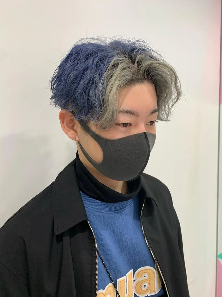 ショート カラー パーマ ヘアアレンジ メンズ キッズ ネイル マツエク・マツパ アイブロウ アップバング センターパート メンズハイライト マッシュ メンズパーマ 🔷横浜1のパーマ 職人🔷将太郎のヘアスタイル