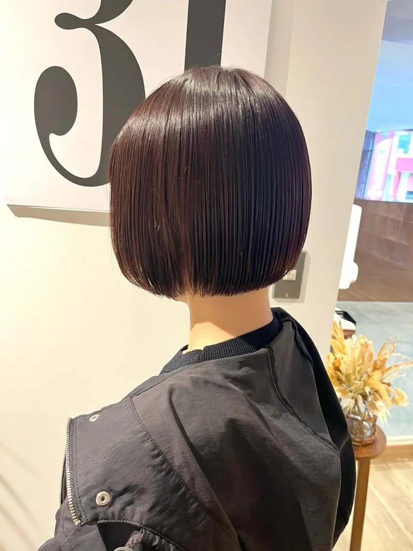 ショート カラー ✨艶髪✨ 奈須晴香のヘアスタイル