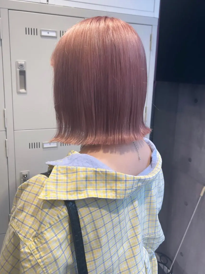 ミディアム カラー パーマ ヘアアレンジ メンズ キッズ ネイル マツエク・マツパ アイブロウ レイヤー/ダブル カラー/YURINAのヘアスタイル