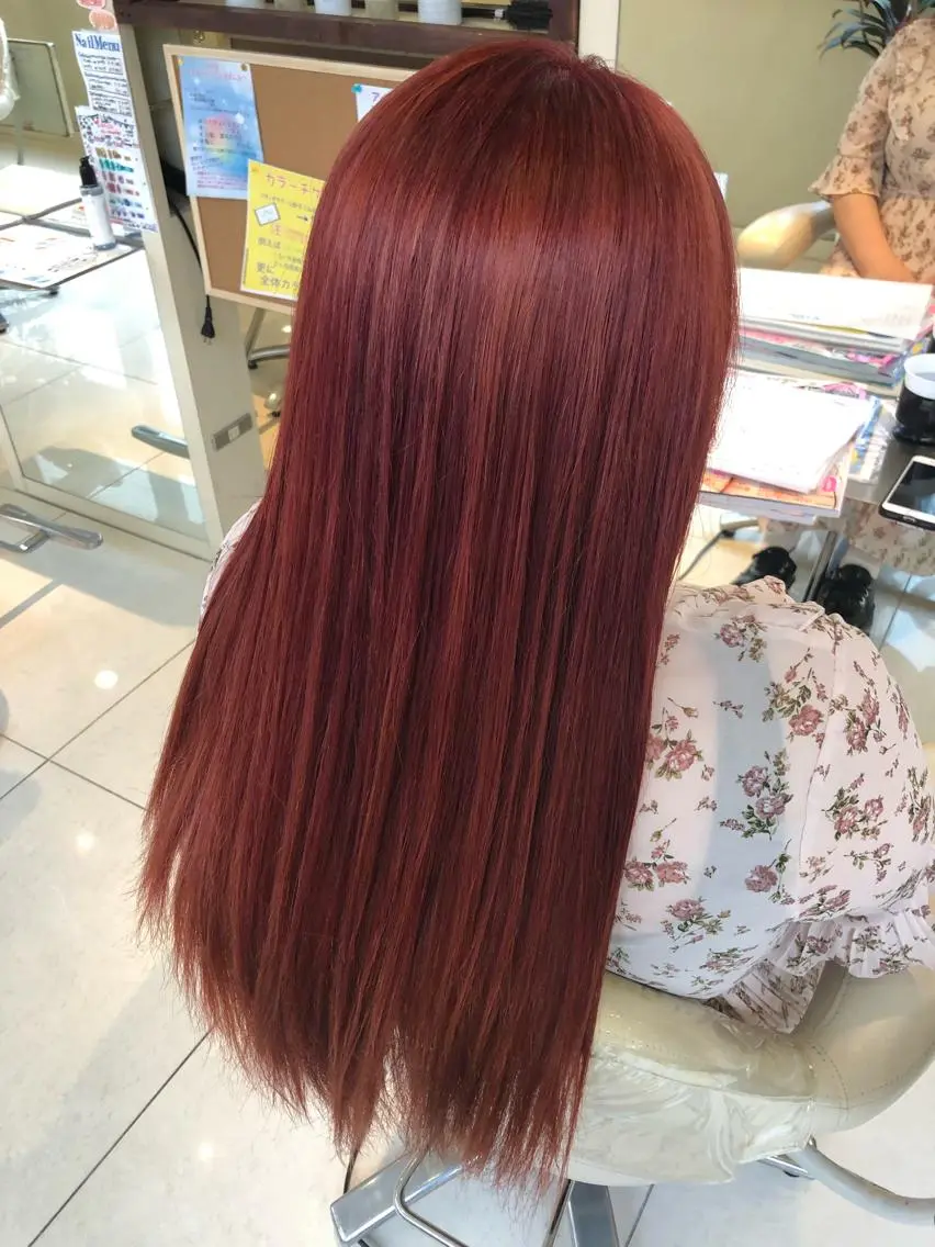 ロング カラー 廣野 愛香のヘアスタイル