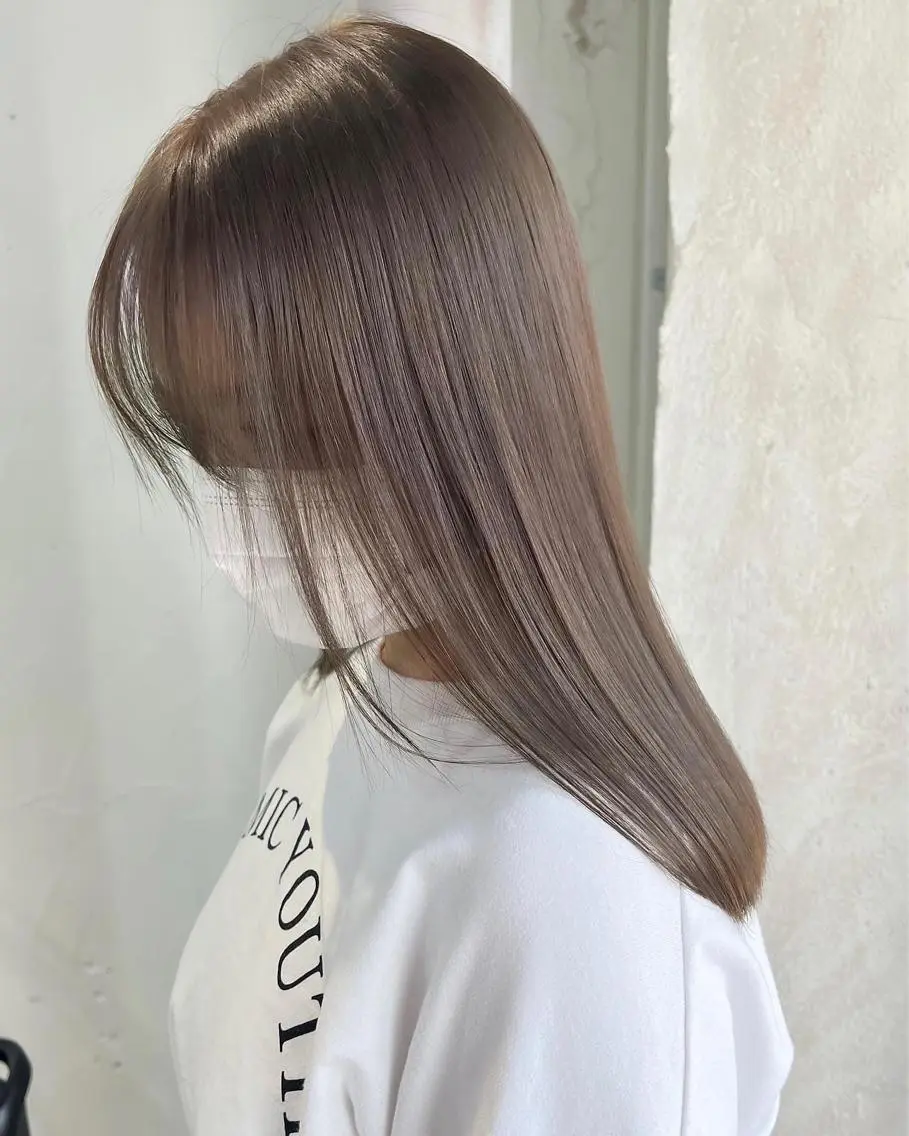 カラー ヘアカラー ✨ブリーチなしカラー ×髪質改善✨松村 潤のヘアスタイル