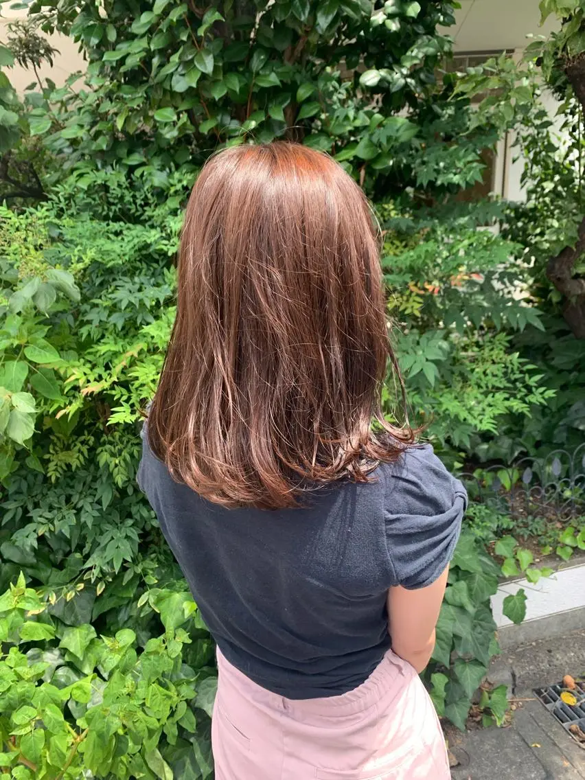 ミディアム ヘアカラー 小島 颯太のヘアスタイル