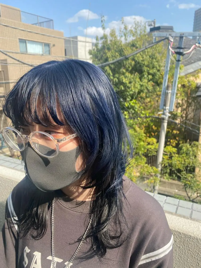 セミロング カラー stylist トモヤのヘアスタイル