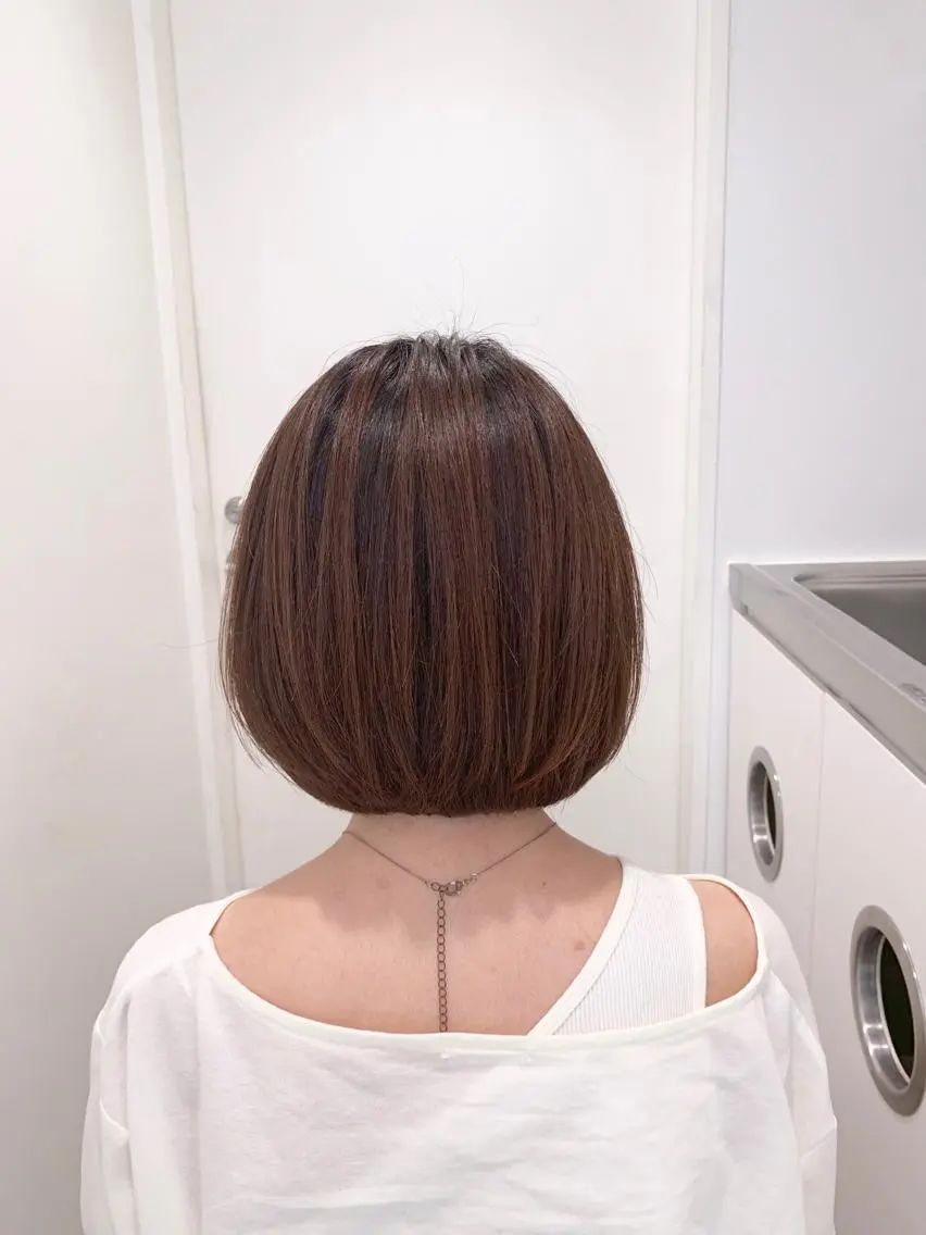ショート ボブ 中尾 文哉のヘアスタイル