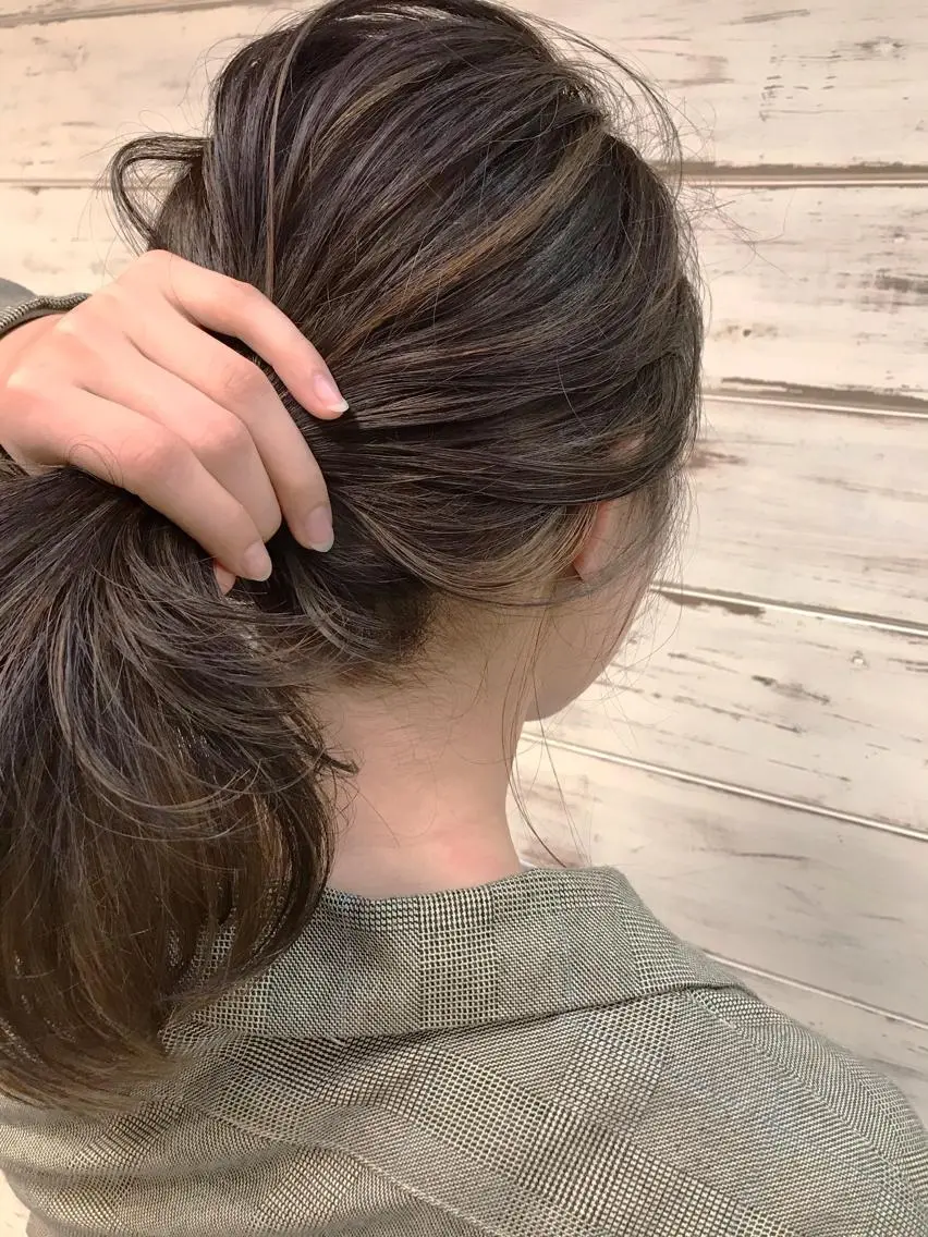 カラー ハイライトカラー カット ヘアカラー トリートメント 日比 貴大/ minim hairのヘアスタイル