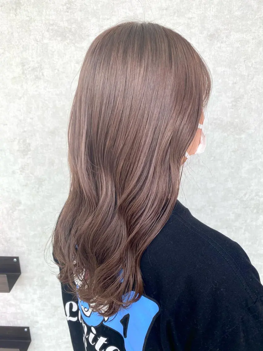 ロング カラー カット ヘアカラー トリートメント 浦口友華 ♡  暖色系カラーのヘアスタイル