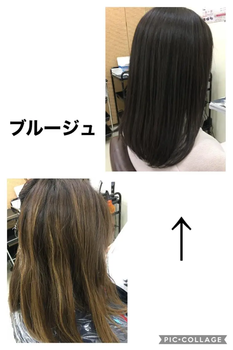 ミディアム カット ヘアカラー 大住 京平のヘアスタイル
