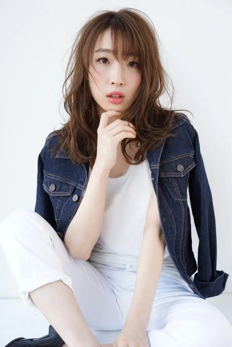 セミロング カラー パーマ ヘアカラー トリートメント Lucet byＮＹＮＹのヘアスタイル