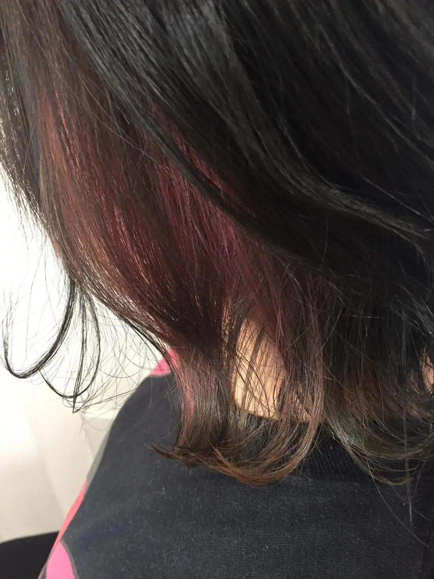 ミディアム カラー 隅田 美樹のヘアスタイル
