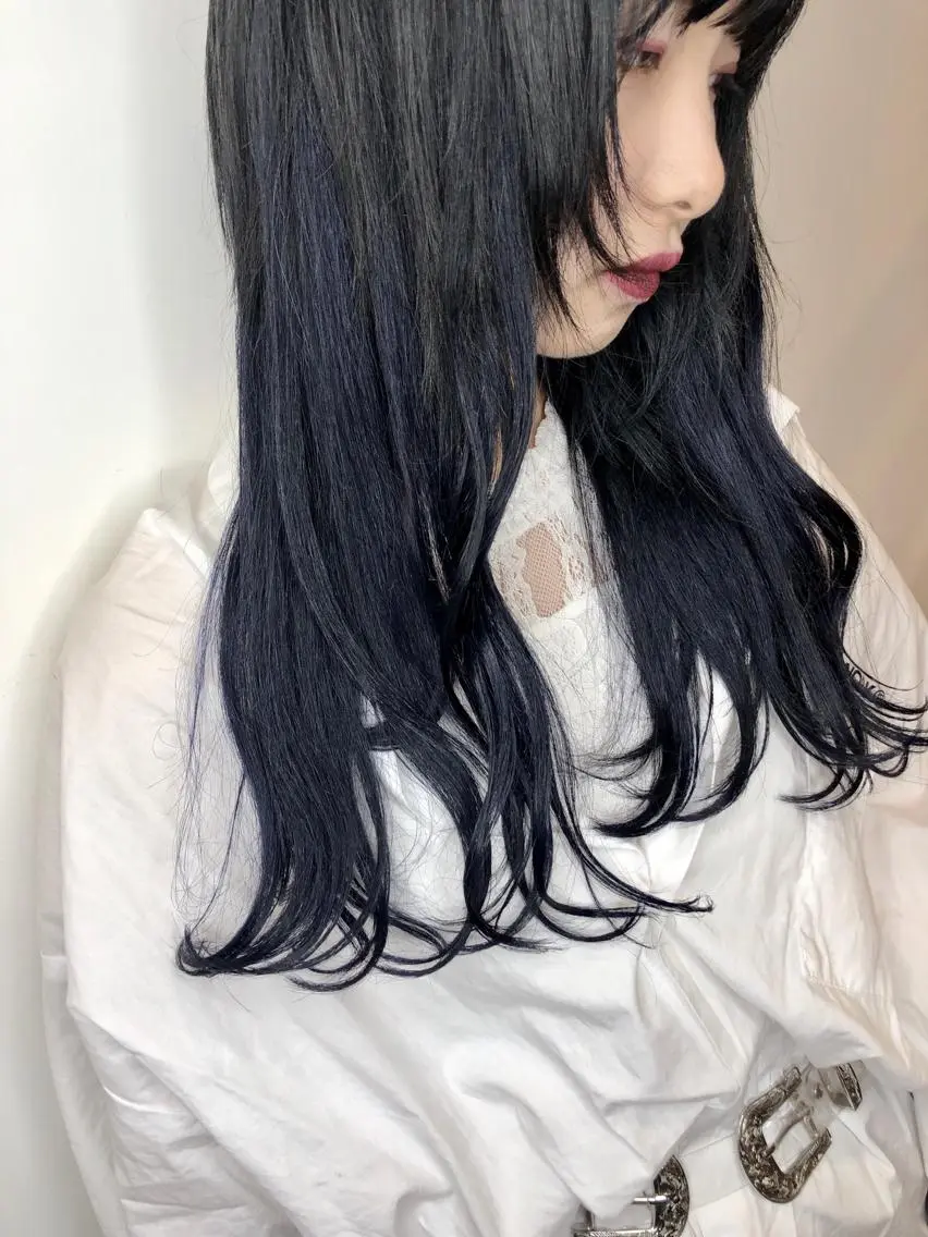 ロング カラー カット ヘアカラー エクステ シールエクステ×美髪 改善/ヨシモトカンジのヘアスタイル