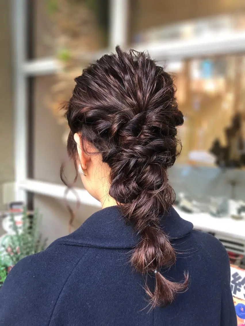 セミロング ヘアセット ニイムラ ミキのヘアスタイル
