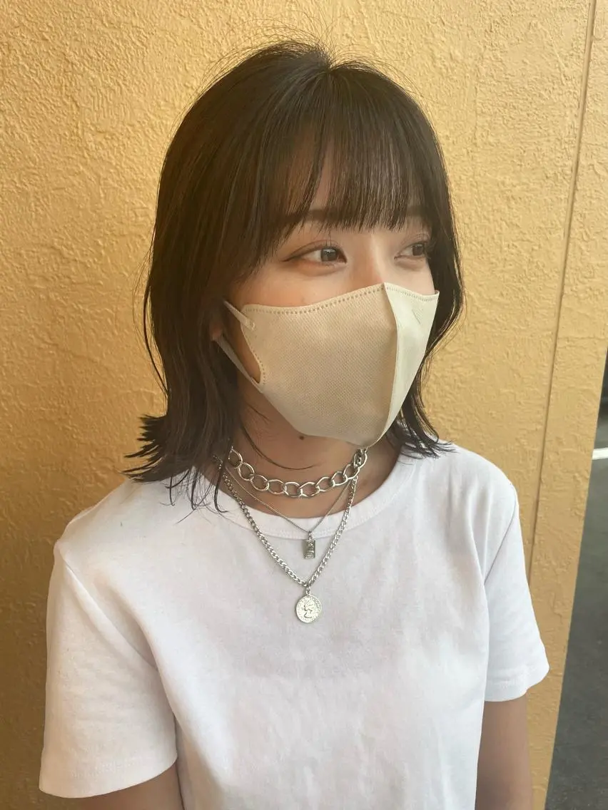 ショート カラー ヘアアレンジ 小倉 愛里のヘアスタイル
