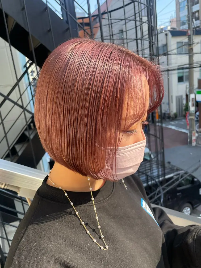 ショート カラー カット ヘアカラー 酸性縮毛矯正 梅田茶屋町 Juriのヘアスタイル