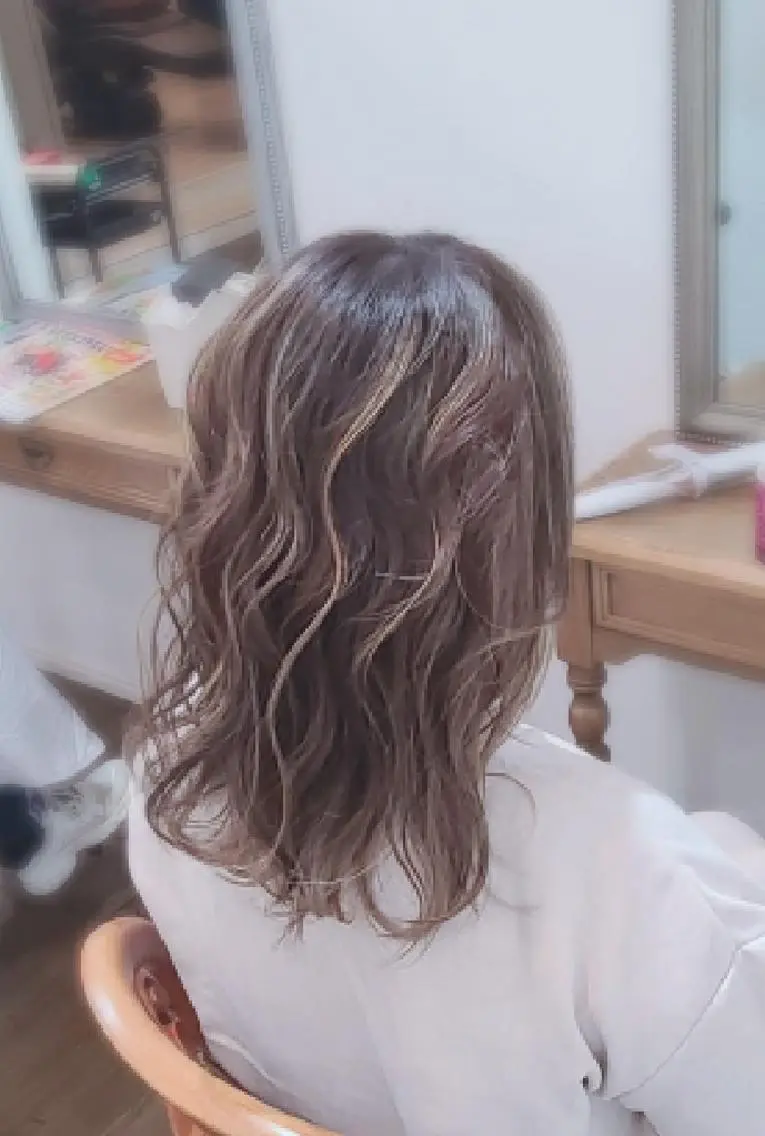 ミディアム メンズ縮毛矯正✂ 髪質改善✄金井雄司のヘアスタイル