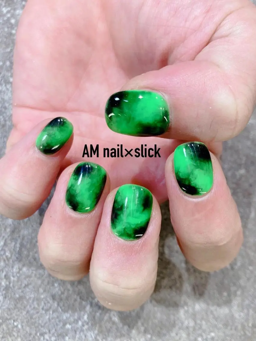 ネイル アートネイル 持ち込み ハンドネイル Am:nail 柏 SUE（スゥ）のネイルデザイン