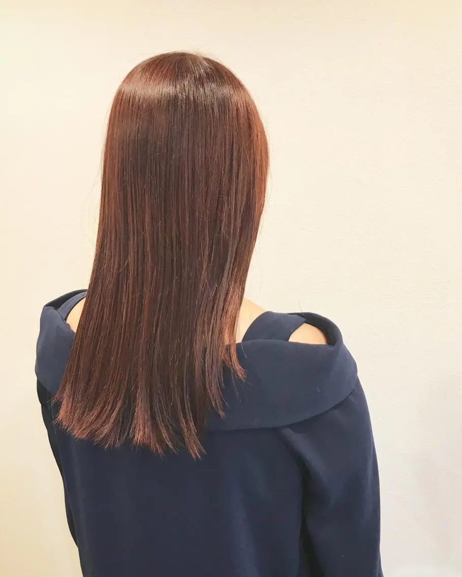 ロング カラー アッシュ ピンクカラー ピンクアッシュ エイトウメダ 店長　稲尾友則のヘアスタイル