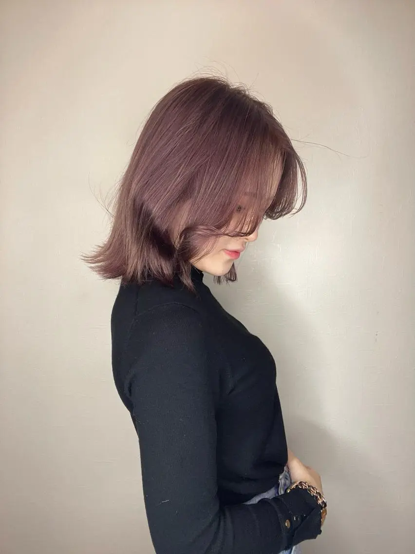 ショート カラー 中堀 遥のヘアスタイル