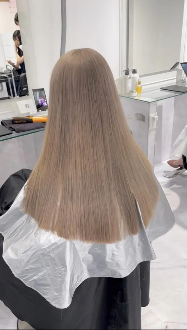 カラー 大人っぽ韓国🤍ブリ ーチ/mitsukiのヘアスタイル
