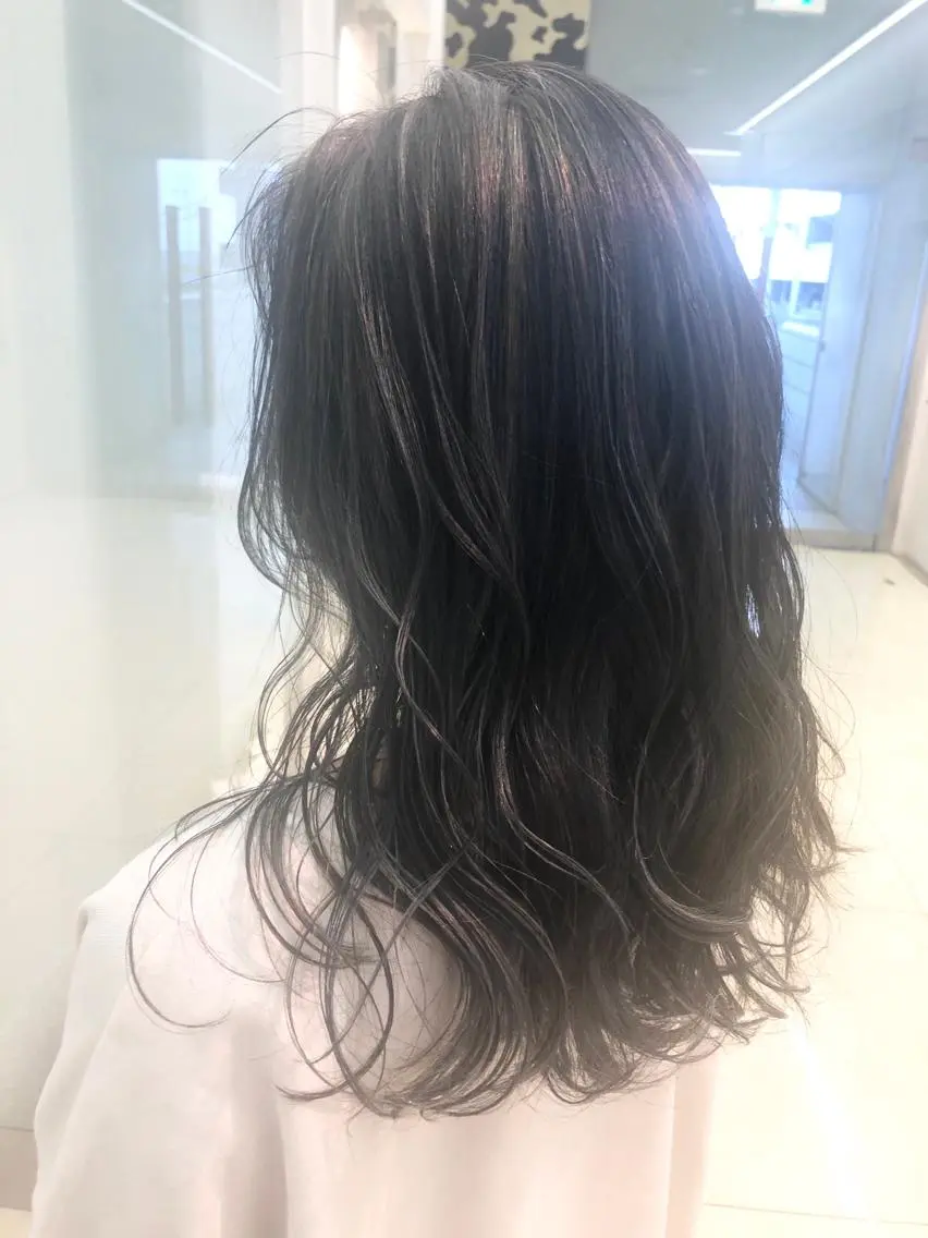 セミロング 縮毛矯正/髪質改善/ 艶髪ササキナツミのヘアスタイル